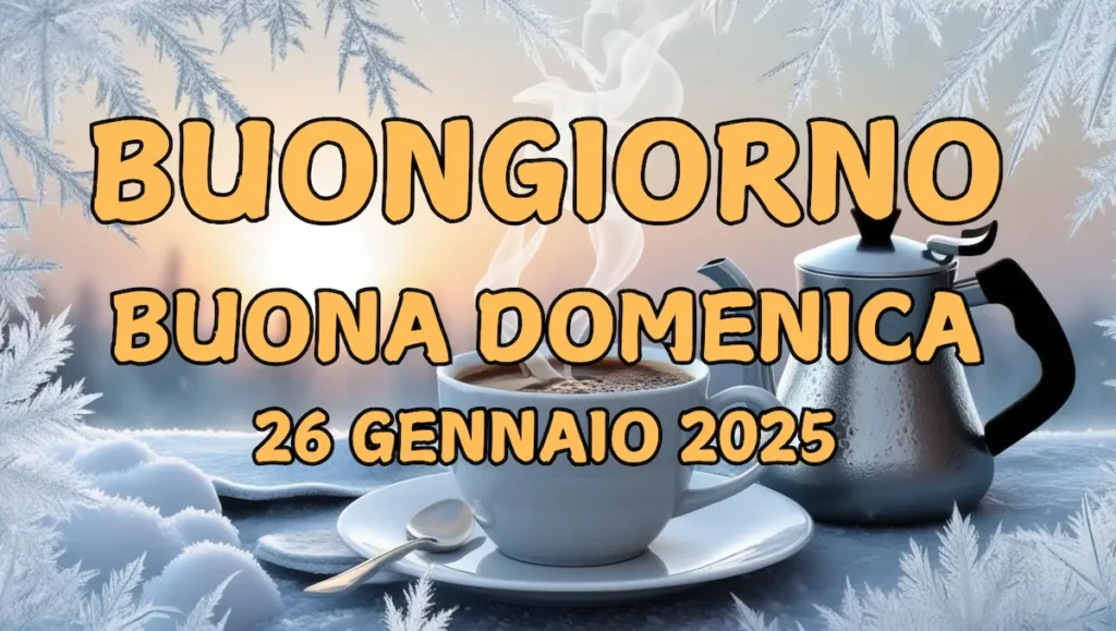 Immagini E Frasi Di Buongiorno E Buona Domenica Del Gennaio