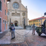 L’Esercito sanifica le chiese di Roma