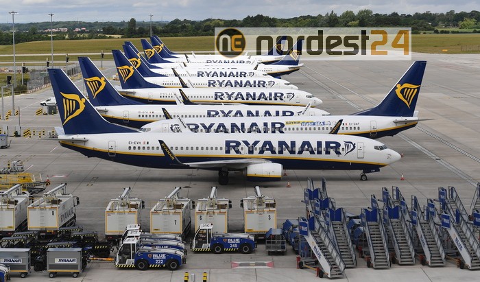 Ryanair, profondo rosso in primo trimestre, perde 185 mln