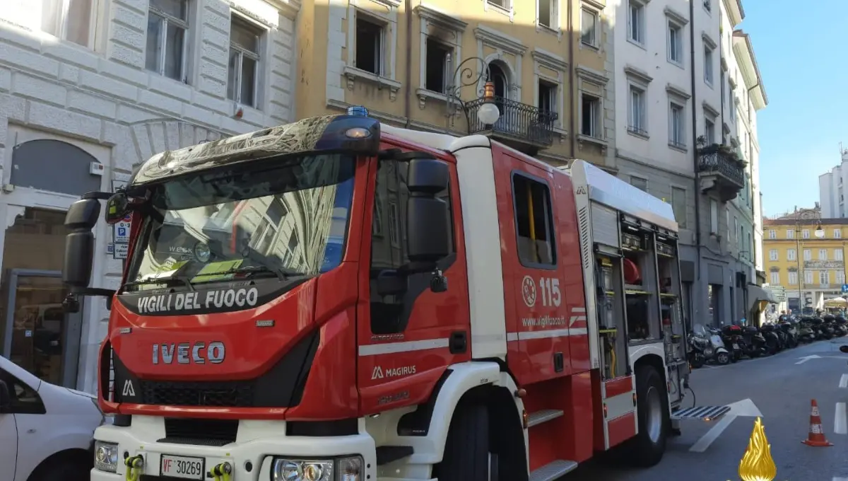 Incendio In Appartamento A Trieste: Intervento Dei Pompieri – Nordest24