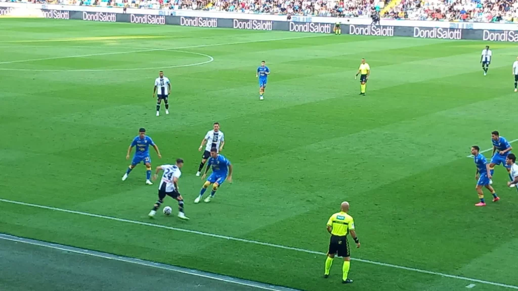 Udinese in campo. Foto di Emiliano Foramiti