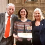 Matilde Cartolari premiata con la Medaglia del Presidente del Senato per la sua tesi sulla diplomazia culturale fascista tra il 1930 e il 1940.