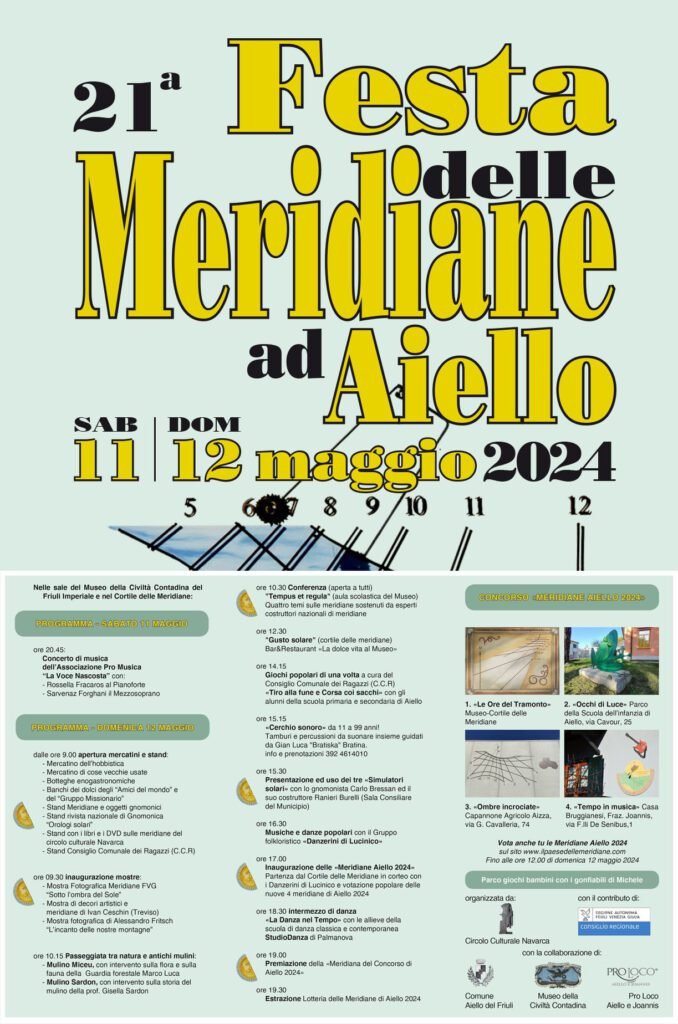 Aiello del Friuli e la Festa delle Meridiane