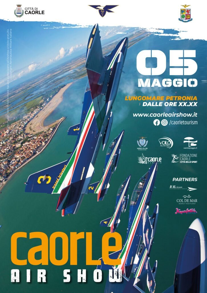 Frecce Tricolori Caorle locandina 5 maggio 2024