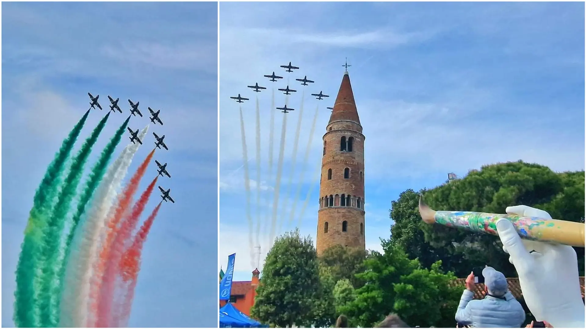 Le Frecce Tricolori dipingono il cielo di Caorle 30 stupende foto di