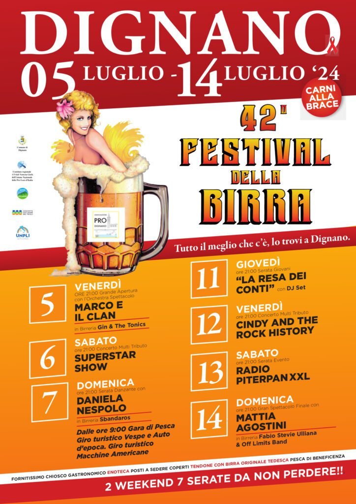 42° Festival della Birra a Dignano (UD)