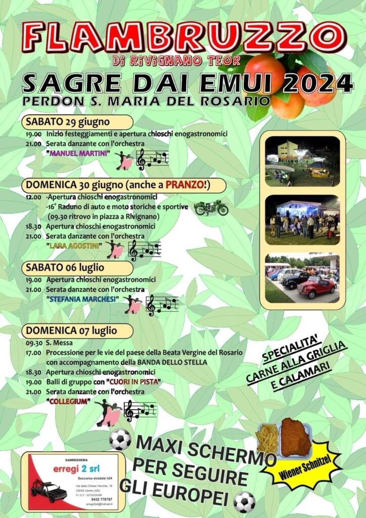 Sagre dai Emui 2024 a Flambruzzo (UD)
