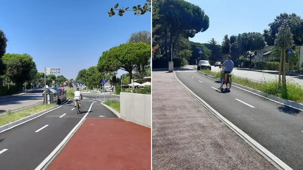 Jesolo: inaugurata la nuova pista ciclopedonale di viale Oriente