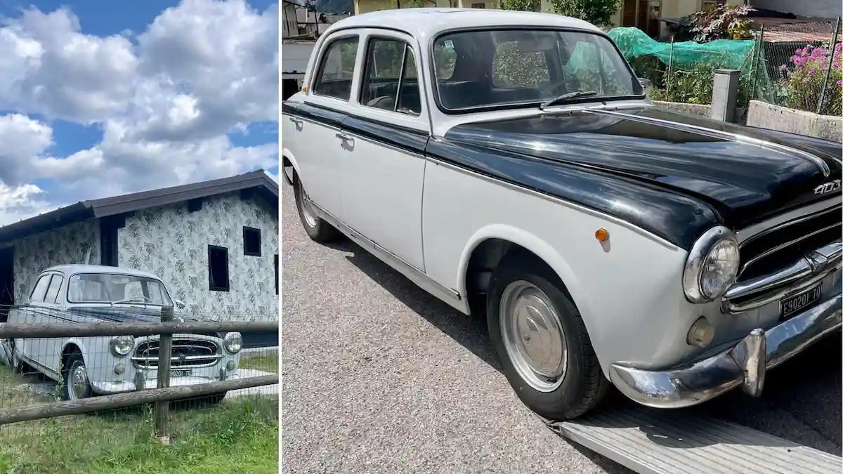 Resia accoglie la Peugeot 403 del Tenente Colombo