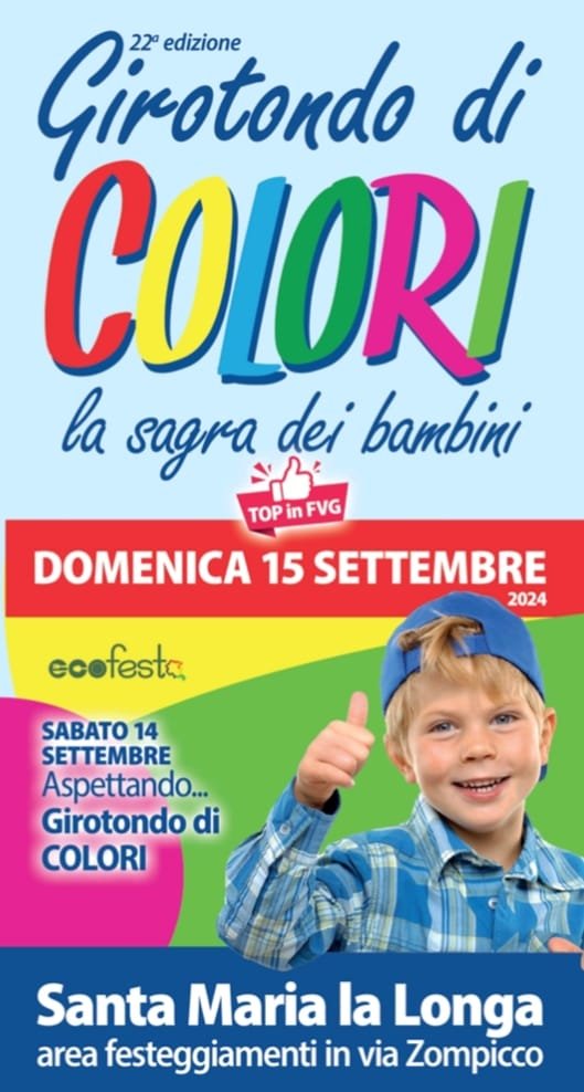 Girotondo di Colori, la Sagra dei Bambini