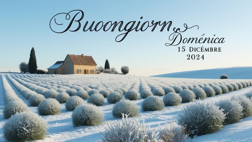 Frasi e immagini di Buongiorno, Domenica 15 dicembre 2024