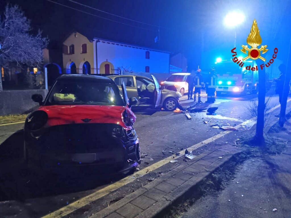 L'incidente in Via Cavin Caselle a Villanova di Camposampiero