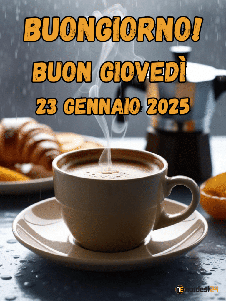 Immagini e frasi di Buongiorno per Giovedì 23 Gennaio 2025