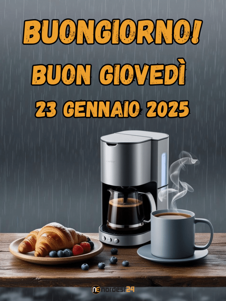 Immagini e frasi di Buongiorno per Giovedì 23 Gennaio 2025