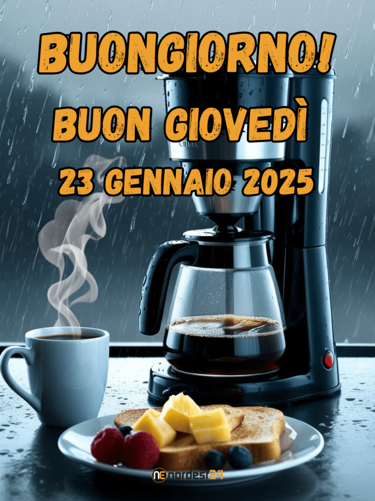 Immagini e frasi di Buongiorno per Giovedì 23 Gennaio 2025