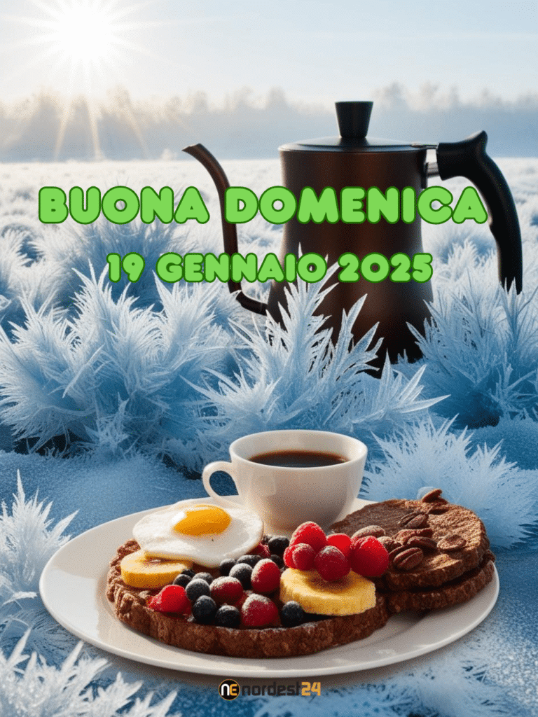 Immagini e frasi di "Buongiorno" da condividere per Domenica 19 Gennaio 2025