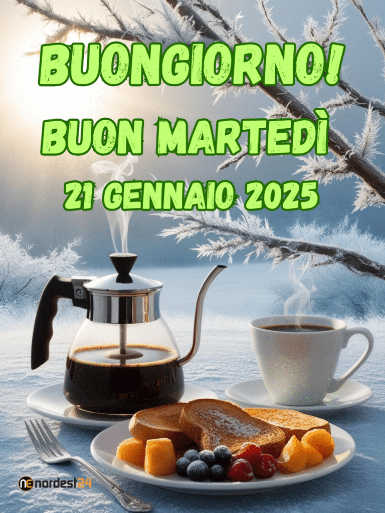 Immagini e frasi di Buongiorno per Martedì 21 Gennaio 2025