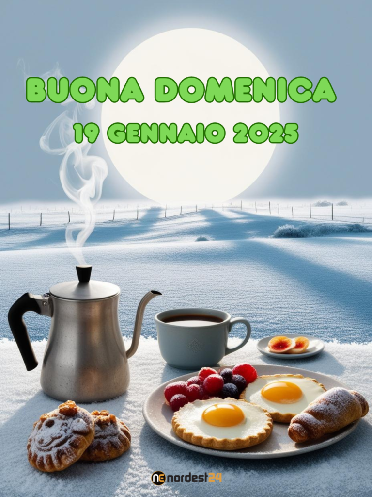 Immagini e frasi di "Buongiorno" da condividere per Domenica 19 Gennaio 2025