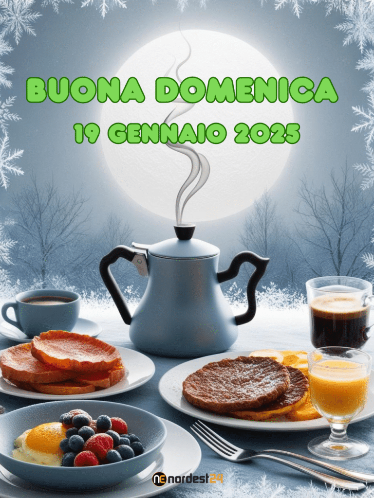 Immagini e frasi di "Buongiorno" da condividere per Domenica 19 Gennaio 2025