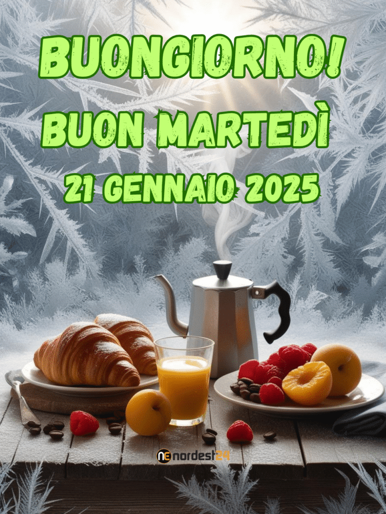 Immagini e frasi di Buongiorno per Martedì 21 Gennaio 2025