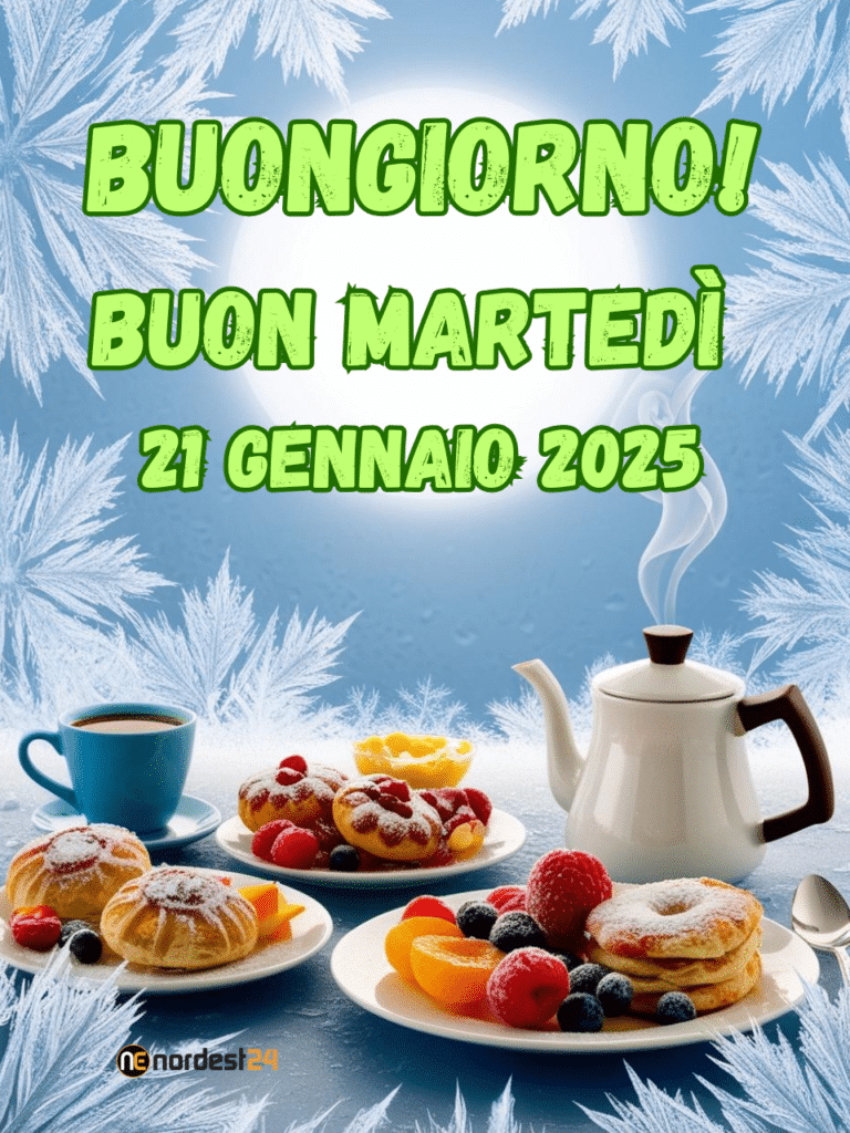 Immagini e frasi di Buongiorno per Martedì 21 Gennaio 2025