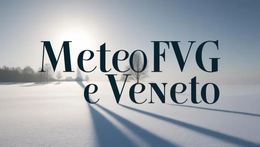 Previsioni meteo per il Veneto e il Friuli Venezia Giulia