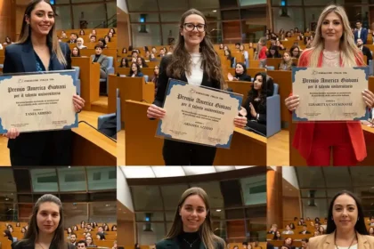 Da sinistra in alto, Tania Abbisso, Arianna Azzano, Elisabetta Castagnaviz, Margherita Nigris, Beatrice Polano, Maria Chiara Tripodo