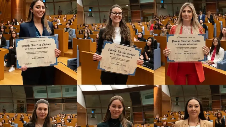 Da sinistra in alto, Tania Abbisso, Arianna Azzano, Elisabetta Castagnaviz, Margherita Nigris, Beatrice Polano, Maria Chiara Tripodo