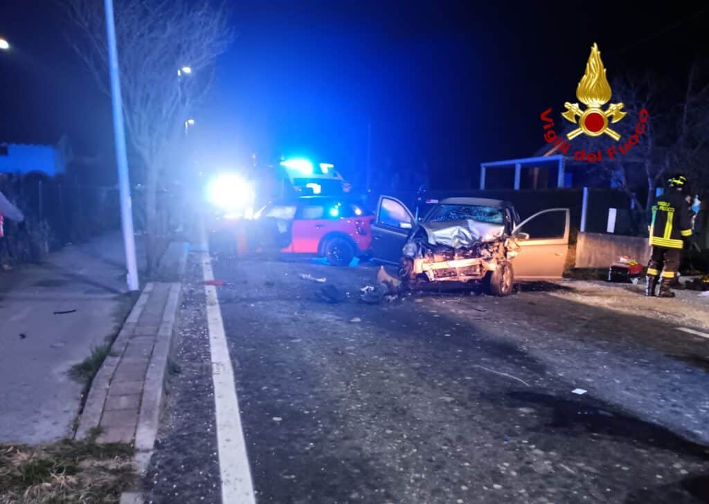 L'incidente in Via Cavin Caselle a Villanova di Camposampiero