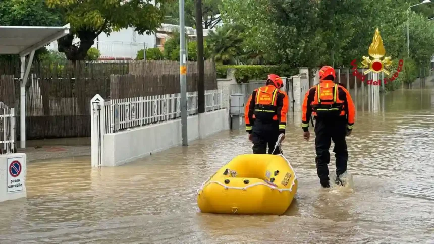 piogge intense, rischio frane, allagamenti e forti venti