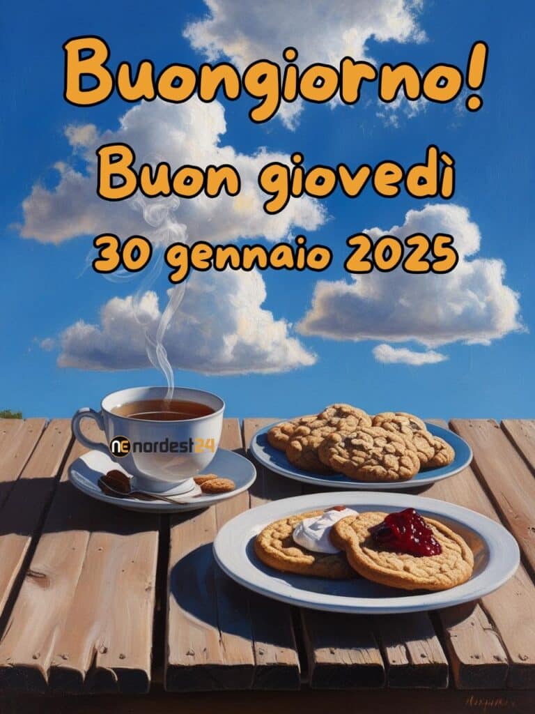 Immagini e frasi di Buongiorno per Giovedì 30 Gennaio 2025