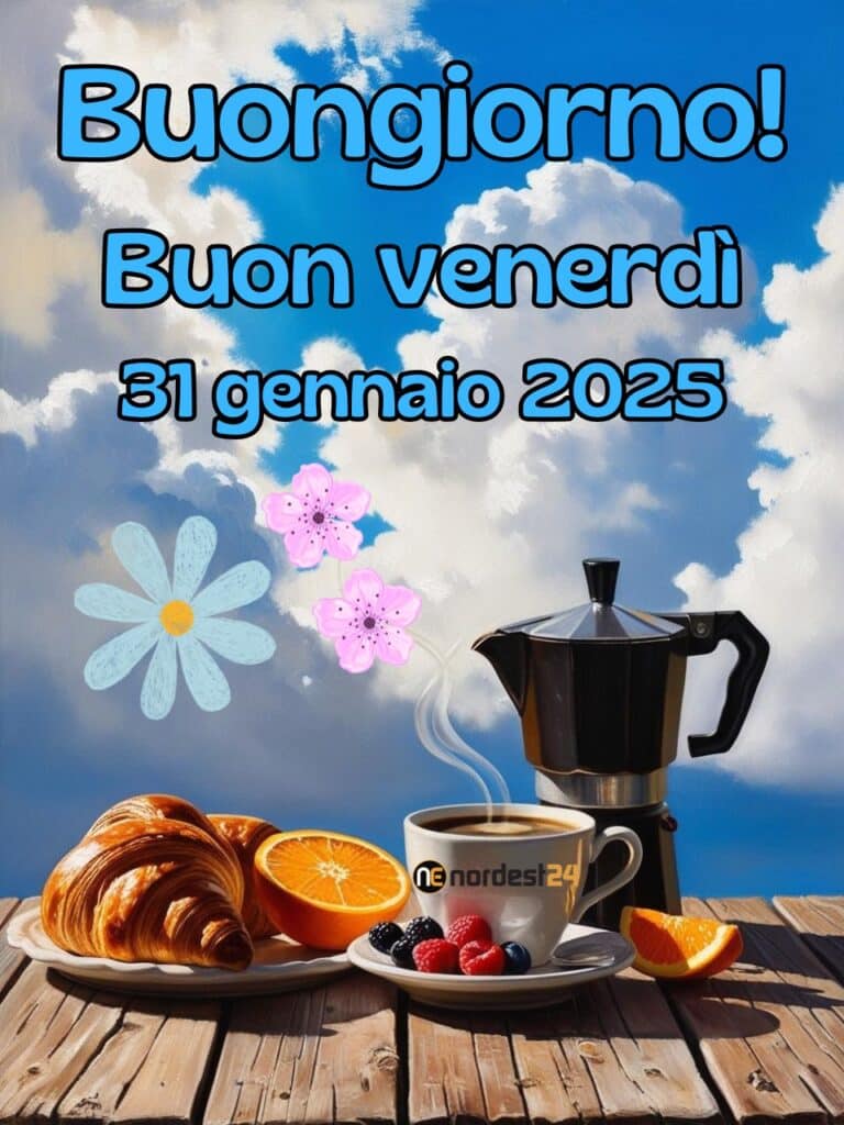 Immagini e Frasi di Buongiorno per Venerdì 31 Gennaio 2025