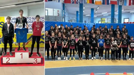 ATL-ETICA SAN VENDEMIANO DA DIECI E LODE AI CAMPIONATI NAZIONALI AICS INDOOR