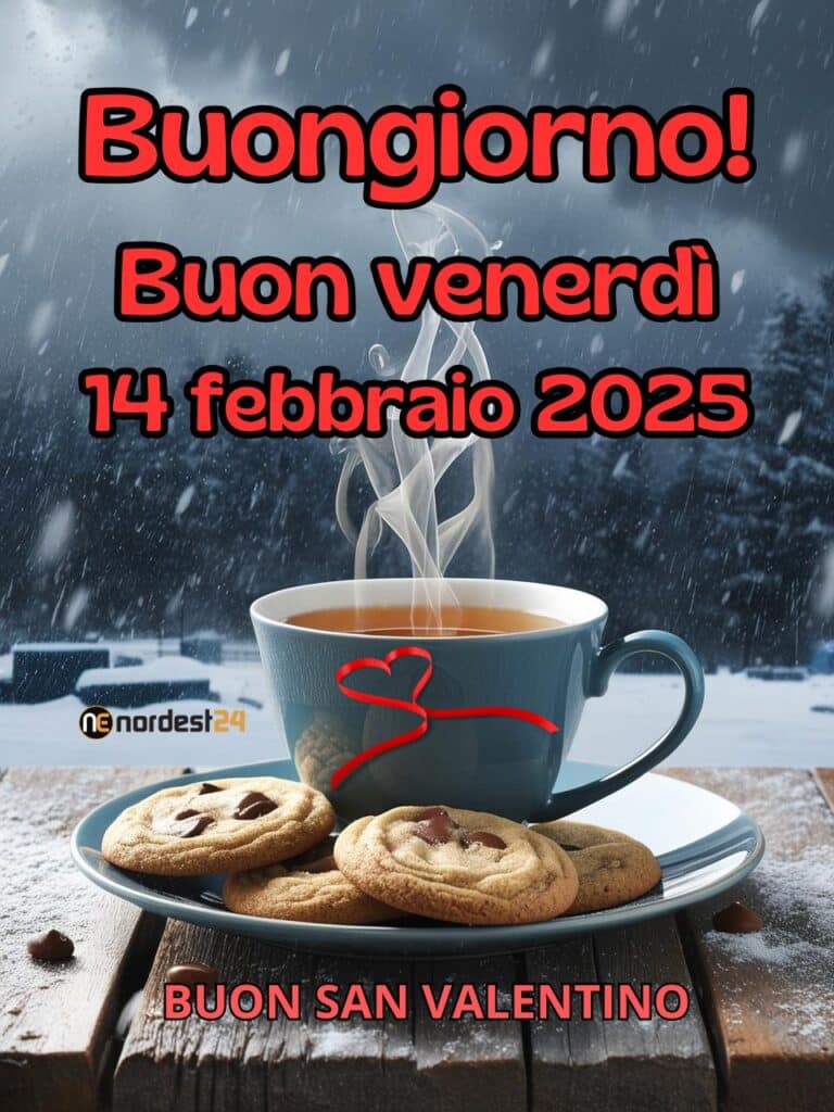 Immagini e frasi di Buongiorno per venerdì 14 Febbraio 2025, San Valentino