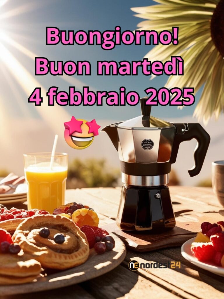 Immagini e frasi di Buongiorno per Martedì 4 Febbraio 2025