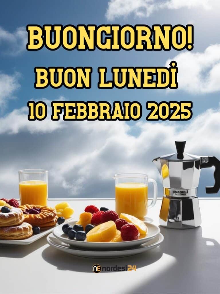 Immagini e Frasi di Buongiorno per Lunedì 10 Febbraio 2025