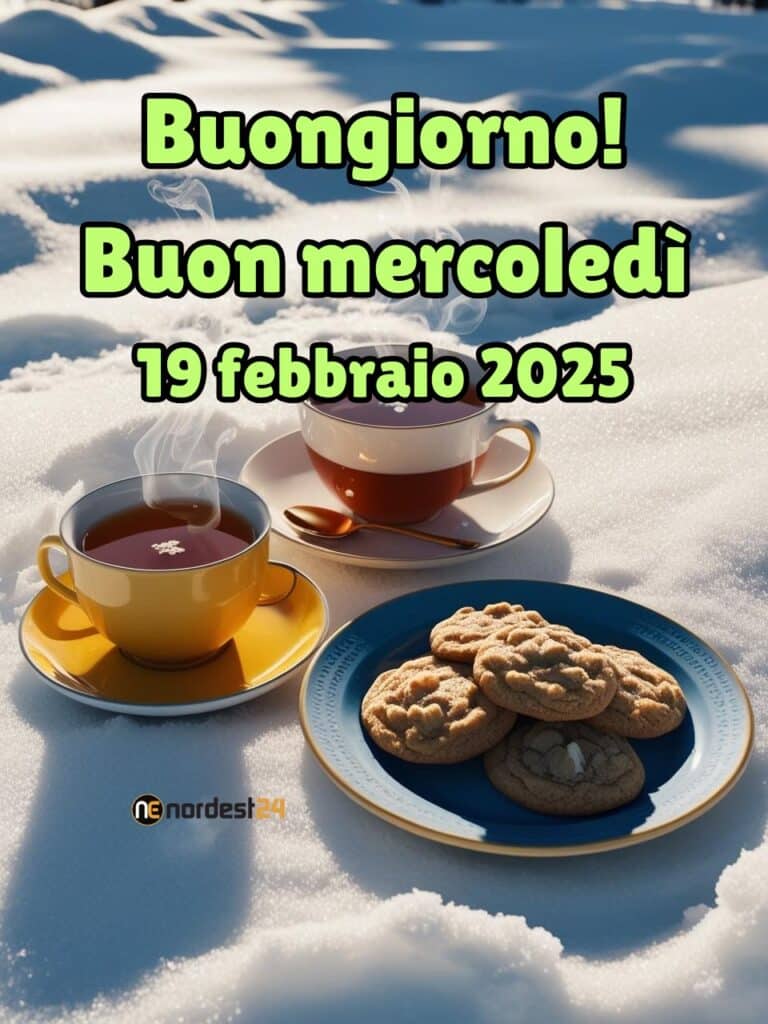 Immagini e frasi di Buongiorno per Mercoledì 19 Febbraio 2025