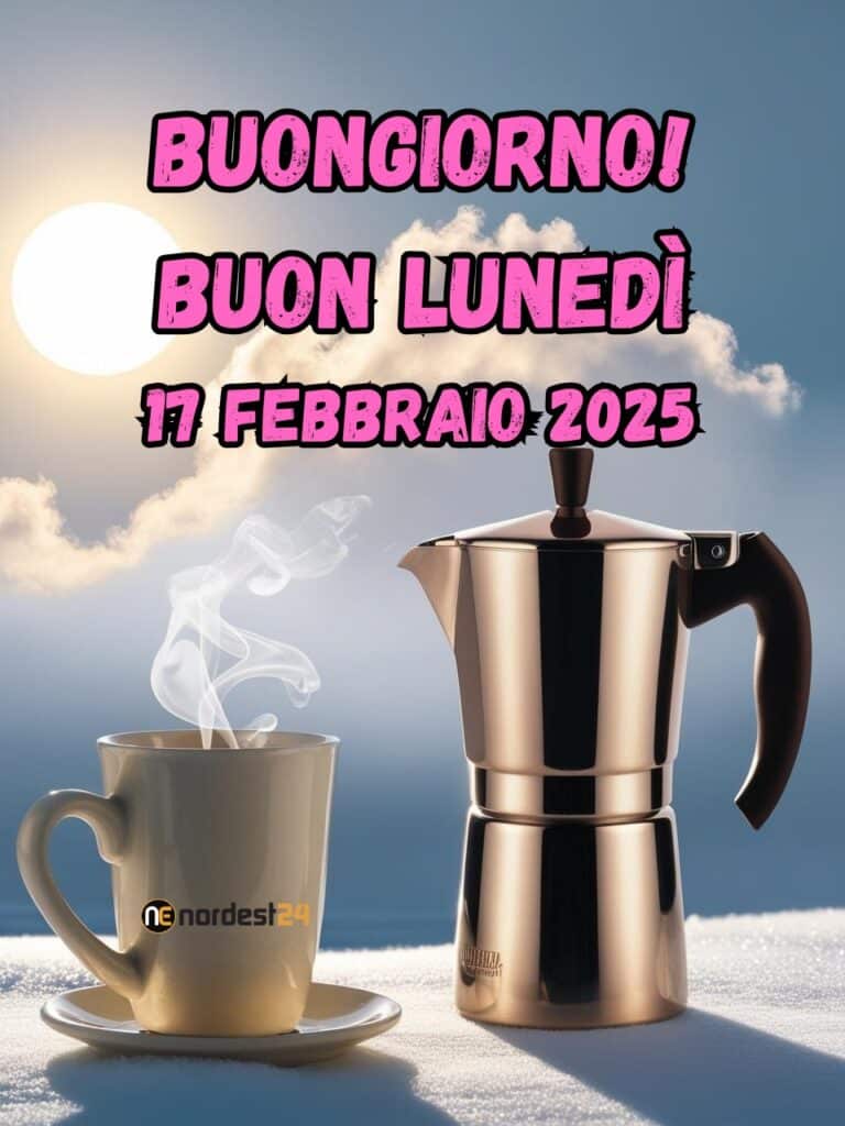 Immagini e frasi di Buongiorno per lunedì 17 febbraio 2025