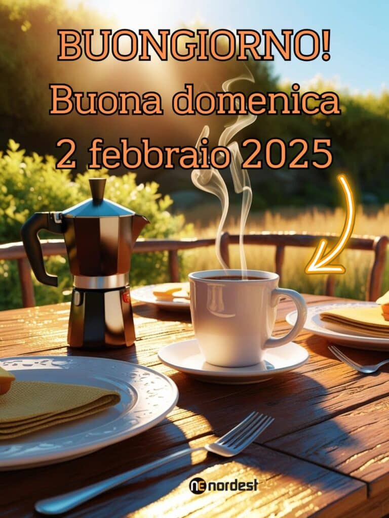 Immagini e frasi di Buongiorno per Domenica 2 Febbraio 2025