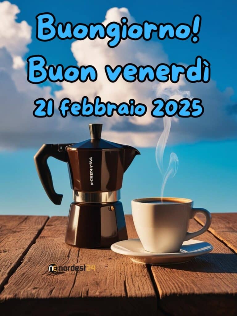 Immagini e frasi di buongiorno per venerdì 21 febbraio 2025