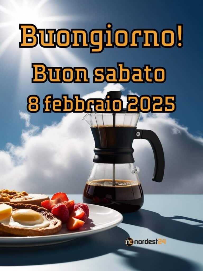 Immagini e frasi di Buongiorno per Sabato 8 Febbraio 2025