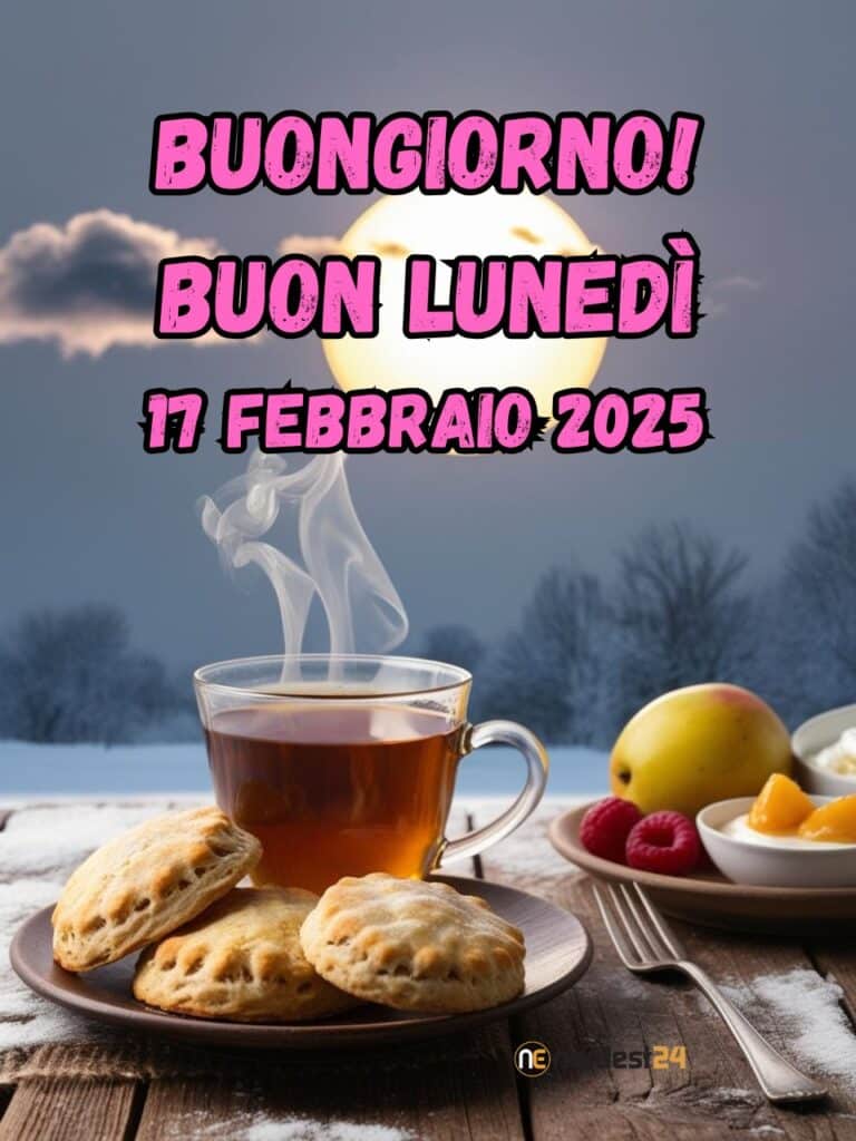 Immagini e frasi di Buongiorno per lunedì 17 febbraio 2025