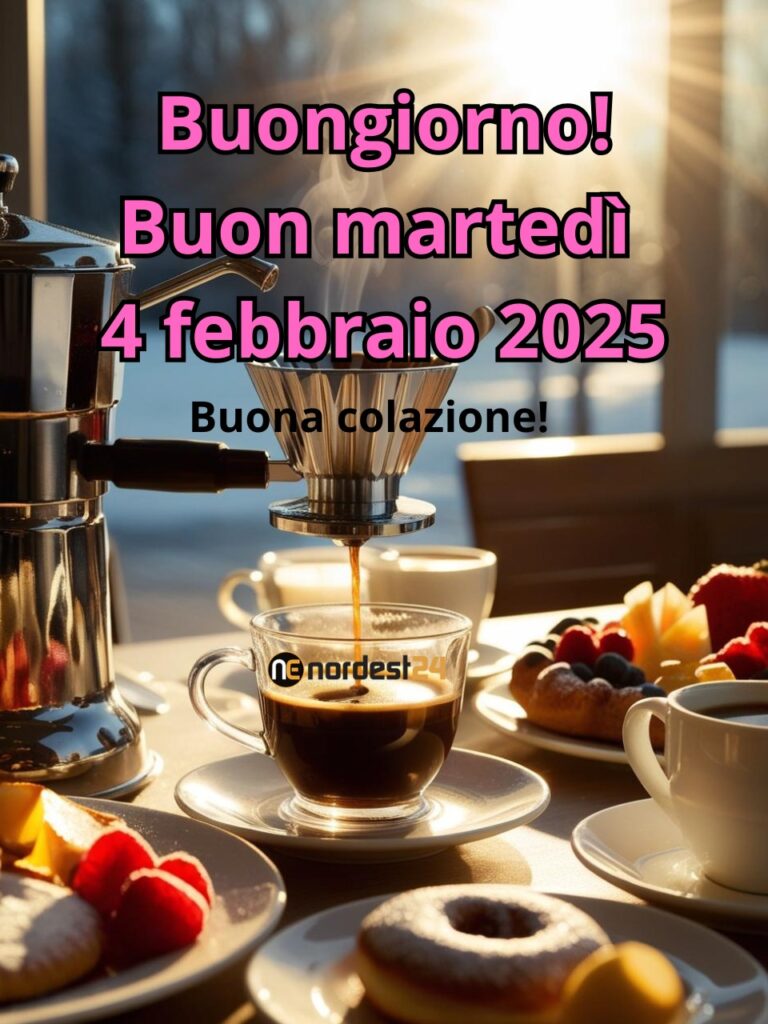 Immagini e frasi di Buongiorno per Martedì 4 Febbraio 2025