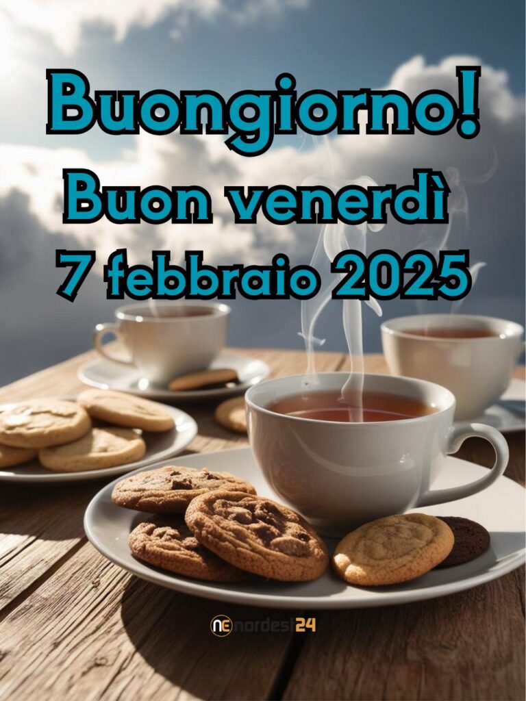 Immagini e frasi di Buongiorno per Venerdì 7 Febbraio 2025