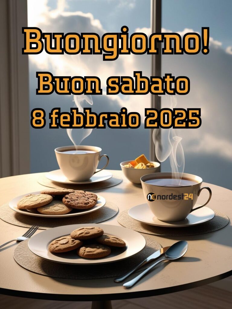 Immagini e frasi di Buongiorno per Sabato 8 Febbraio 2025