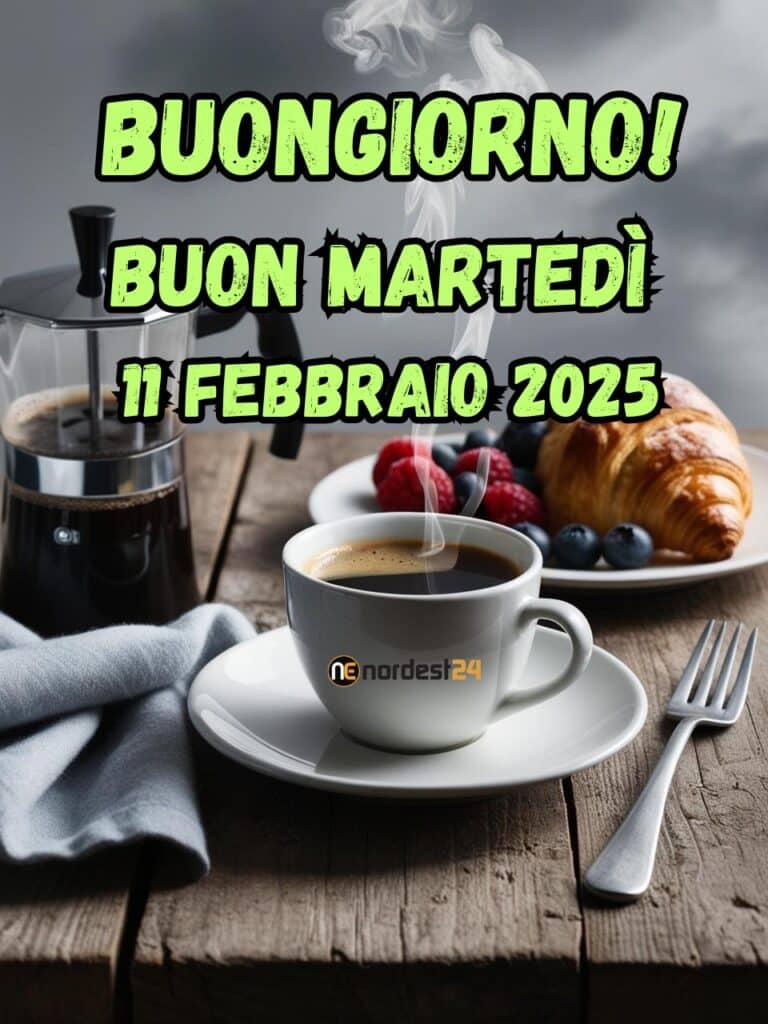 Immagini e frasi di Buongiorno per martedì 11 Febbraio 2025