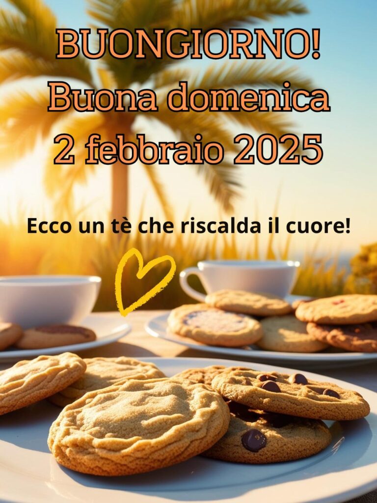 Immagini e frasi di Buongiorno per Domenica 2 Febbraio 2025