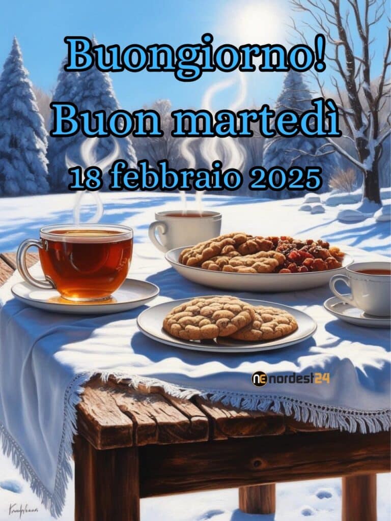 Immagini e frasi di Buongiorno per Martedì 18 Febbraio 2025