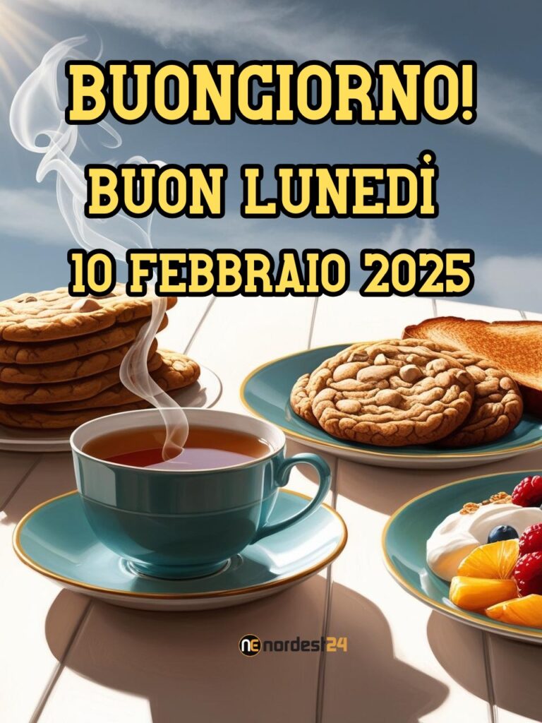 Immagini e Frasi di Buongiorno per Lunedì 10 Febbraio 2025