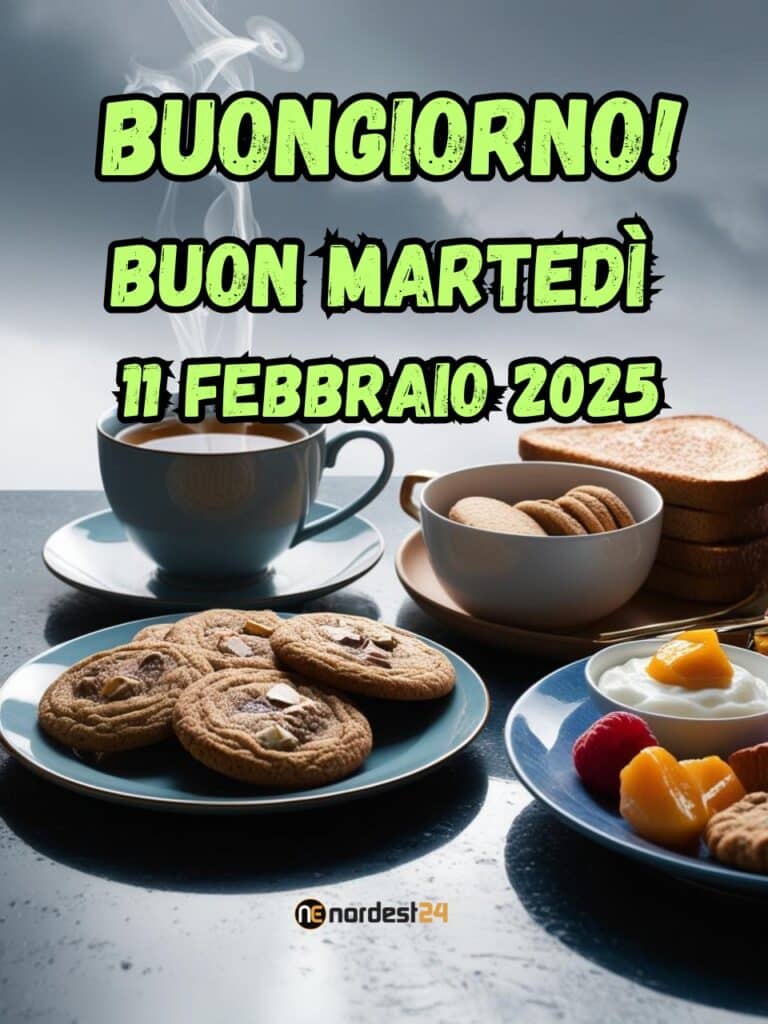 Immagini e frasi di Buongiorno per martedì 11 Febbraio 2025